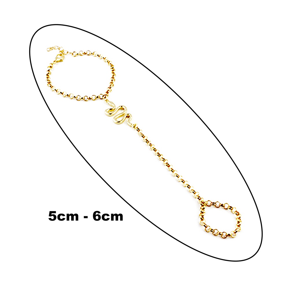 Vòng Tay Hợp Kim Hình Rắn Có Thể Điều Chỉnh Kích Cỡ