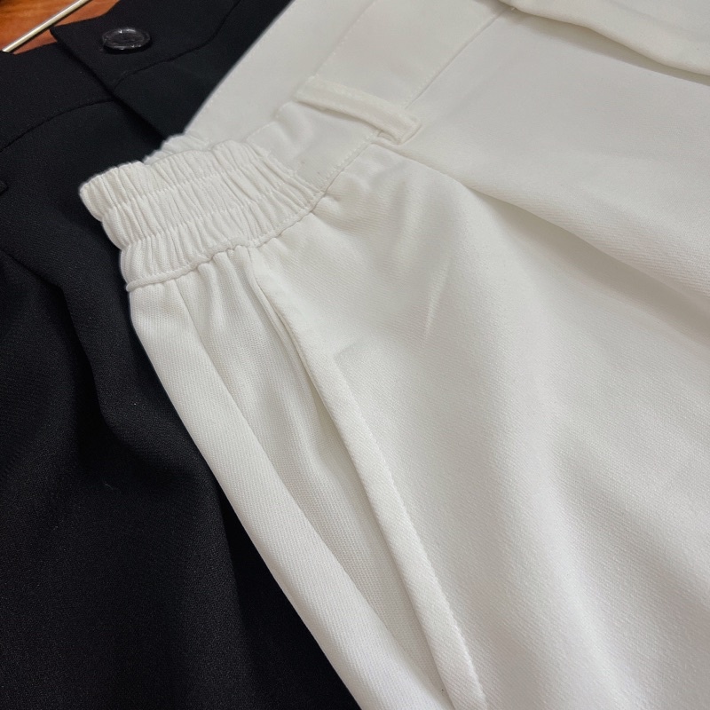 Set sơmi trắng Blanc + quần short trắng Blaziee