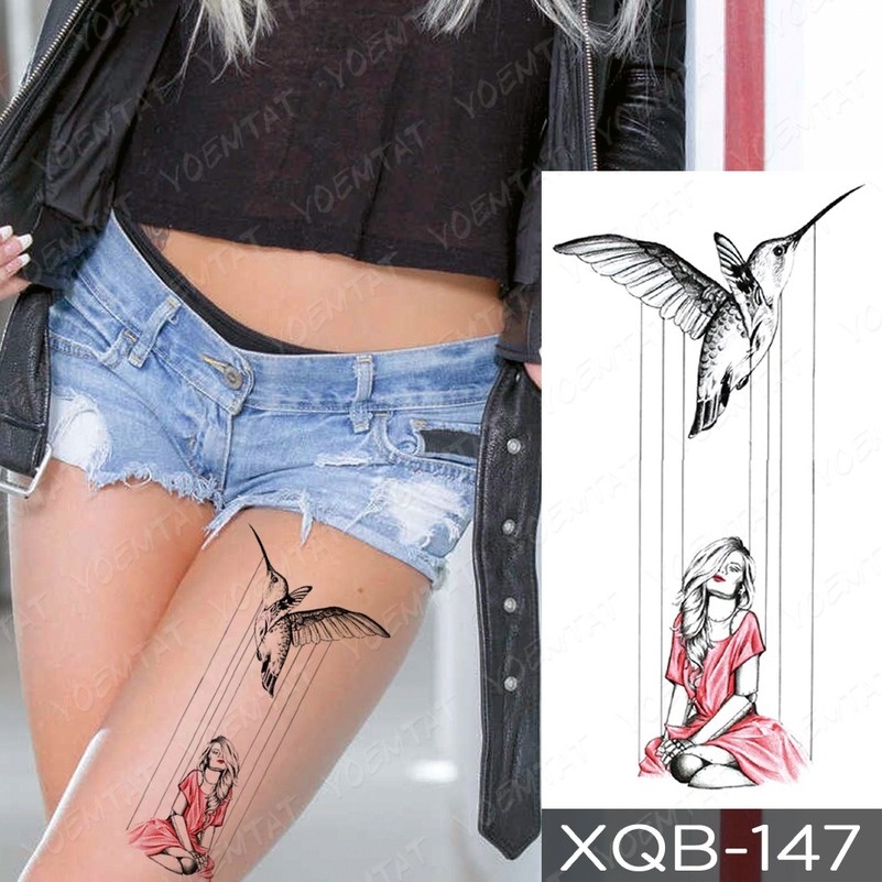 Hình Xăm Dán Tạm Thời Hình Dream Catcher Chống Nước Độc Đáo