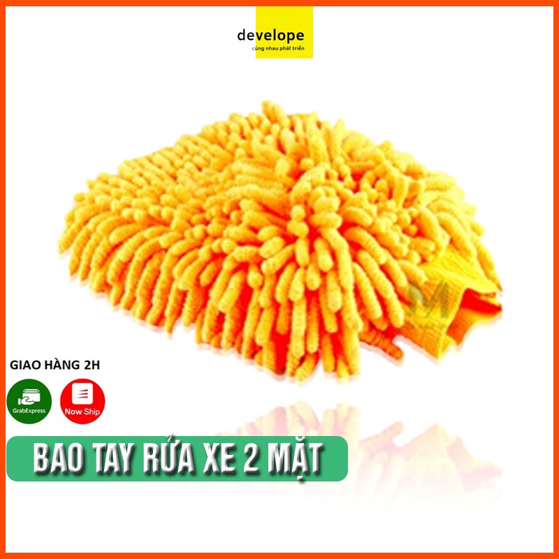 Bao tay rửa xe Ô Tô, Xe Máy loại tốt, chống trầy xước