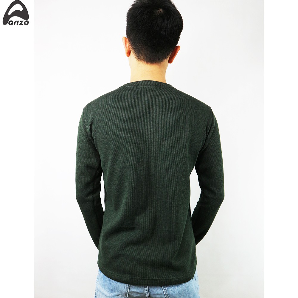 Áo thun pha len cổ tròn nam Ariza | BigBuy360 - bigbuy360.vn