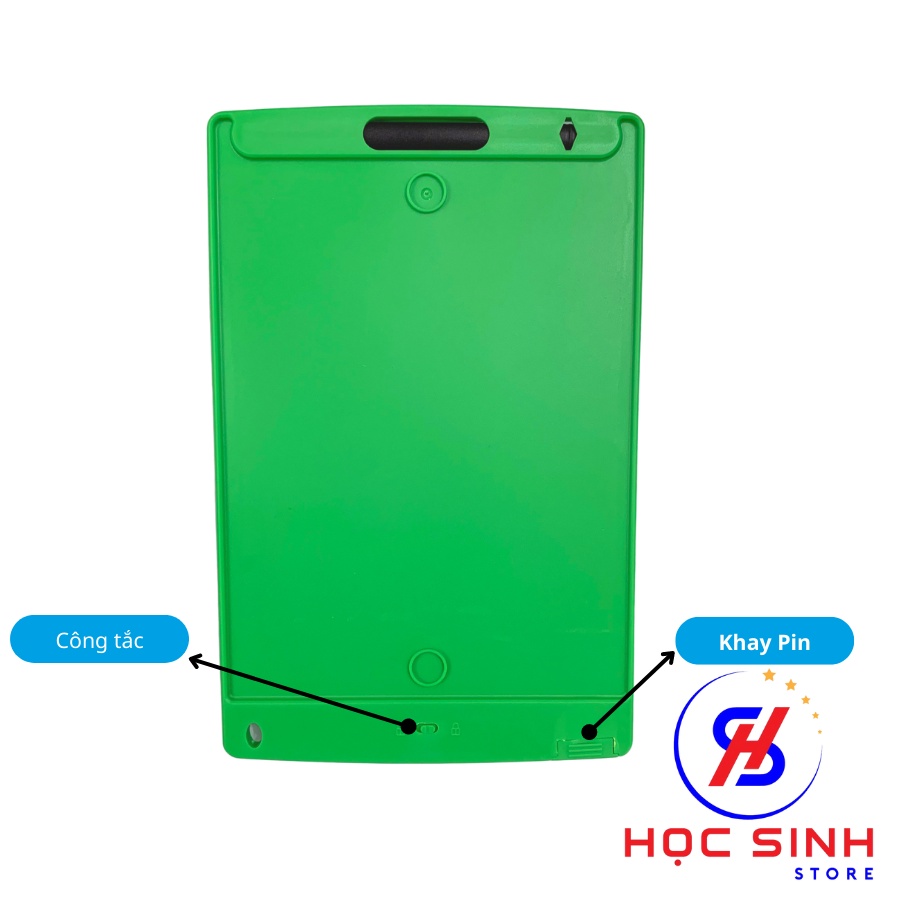Bảng Vẽ, Viết Tự Xóa LCD 8.5 Inch Đơn Sắc, Bảng Vẽ Điện Tử Thông Minh ( Giao màu ngẫu nhiên )