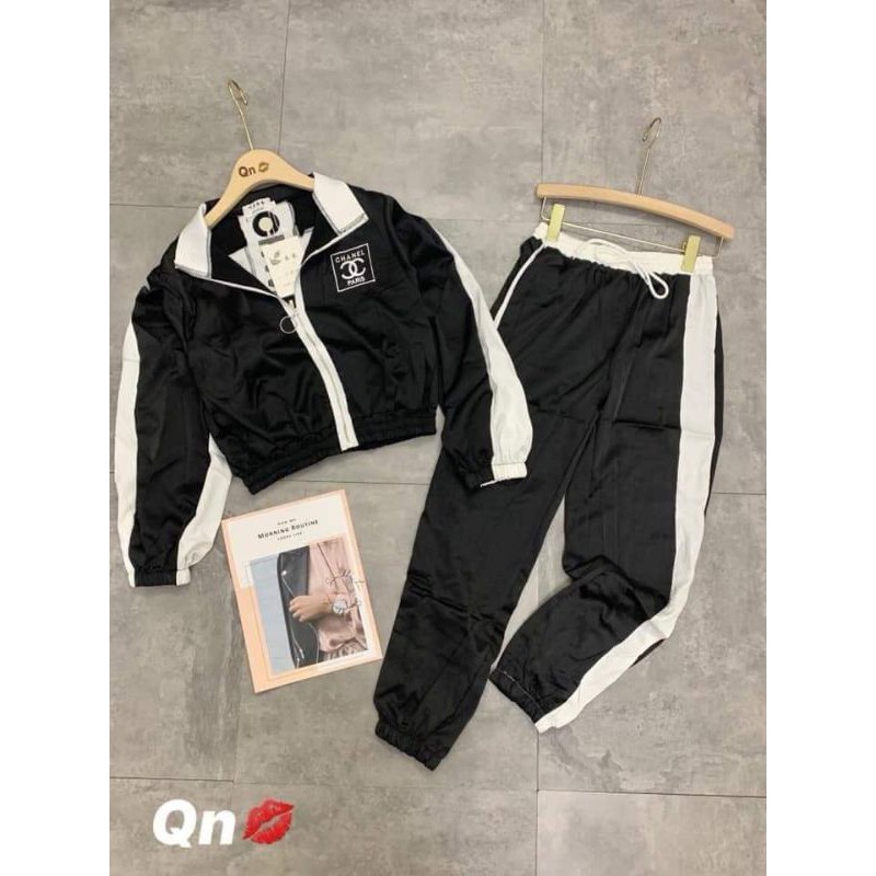 Set Bộ Thể Thao Lụa Siêu Cấp Phối Màu Cực Hot