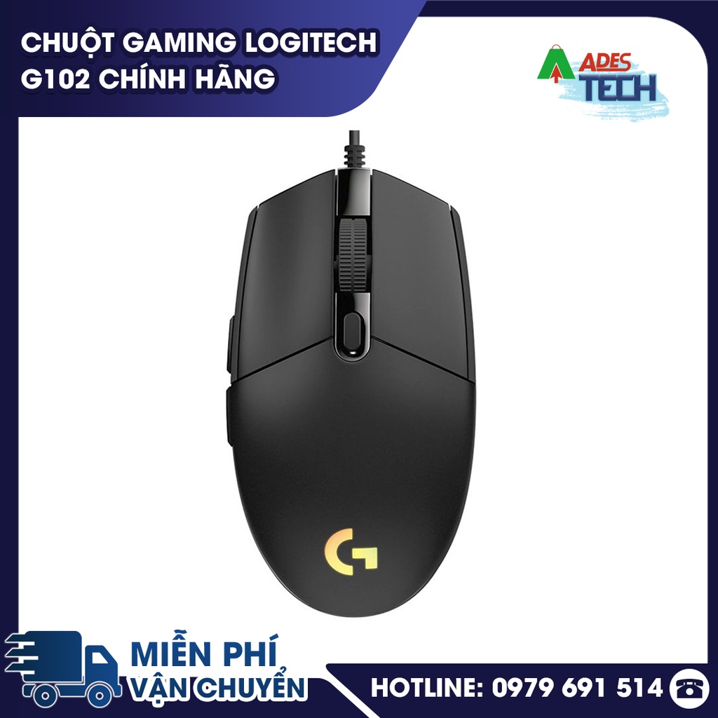 Chuột chơi game, chuột máy tính có dây LOGITECH G102 RBG Độ Chính Xác Cao 8000DPI Bảo Hành 12 Tháng 1 Đổi 1
