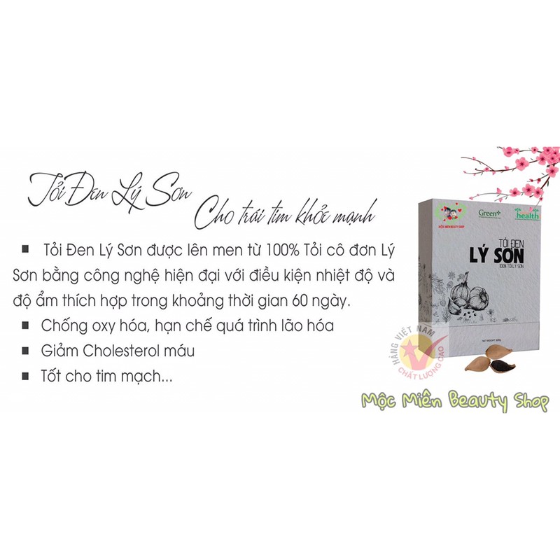 Tỏi Đen Cô Đơn Lý Sơn 250g/500g