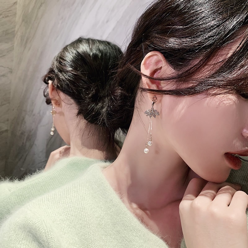 Đôi Bông Tai Ngọc Trai Thời Trang Cho Nữ