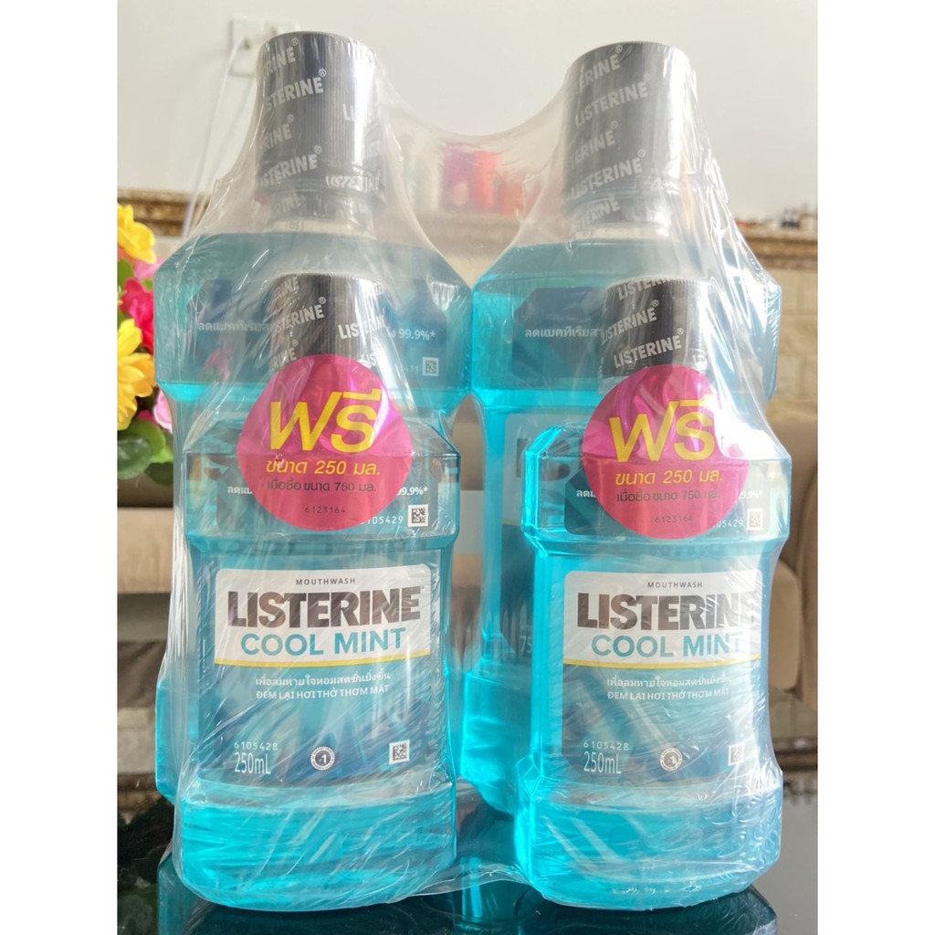 Nước Súc Miệng Hương Bạc Hà Listerine Cool Mint (750ml)