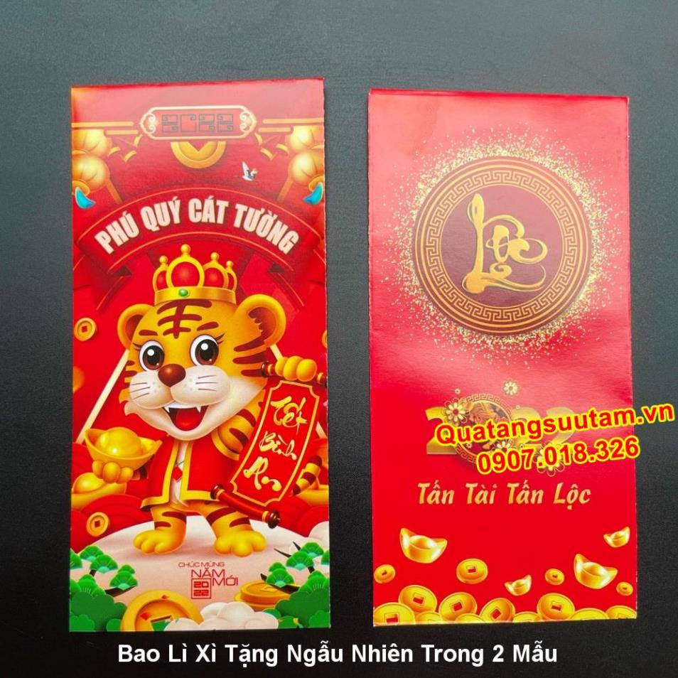 [RƯỚC LỘC] Lì xì Tết tiền hình con Hổ Macao 10 Patacas năm 2022, Quà Tết 2022