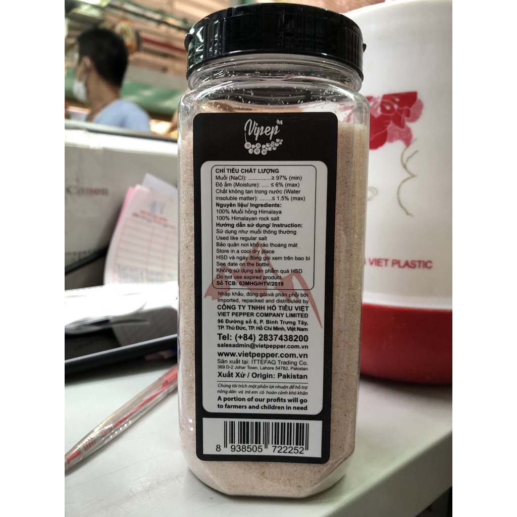 Muối hồng xay nhuyễn