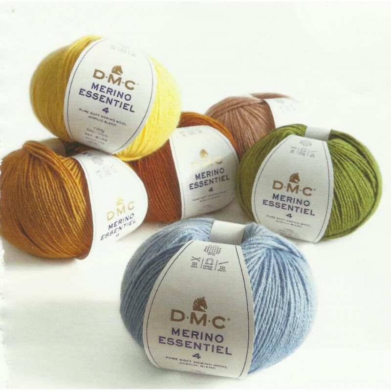 Cuộn len sợi đan tay acrylic DMC Merino Essentiel 4 50gr