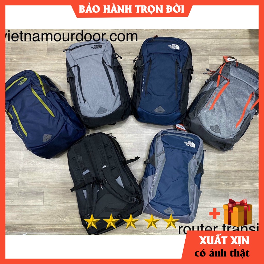 Balo laptop nam The North Face chính hãng Router Transit - Balo du lịch BẢO HÀNH TRỌN Đ Ngăn riêng đựng laptop 16 inch