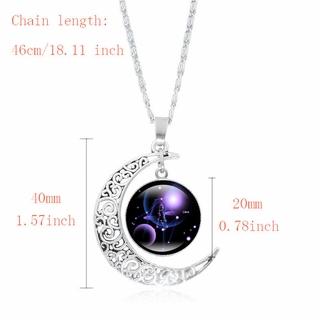 Vòng cổ Mặt Trăng 12 Chòm Sao