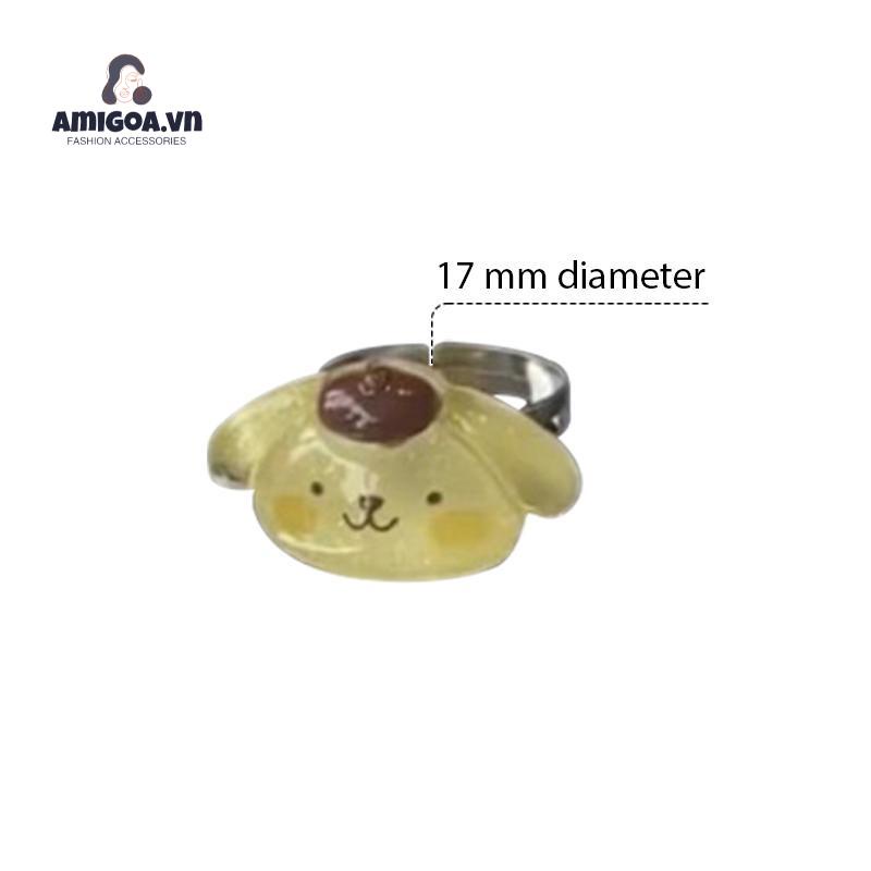 ✨✨ Nhẫn Đôi Hình Mèo Hoạt Hình Kuromi Melody Nhật Bản Dễ Thương Cho Nữ