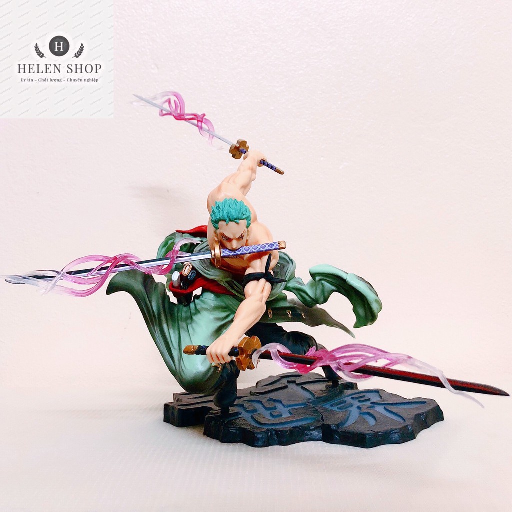Mô hình Zoro One Piece tam kiếm phái 3000 thế giới chém Pica cực ngầu
