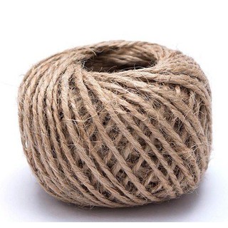 Cuộn dây thừng (dây gai) trang trí tiệc tết trung thu làm đồ handmade