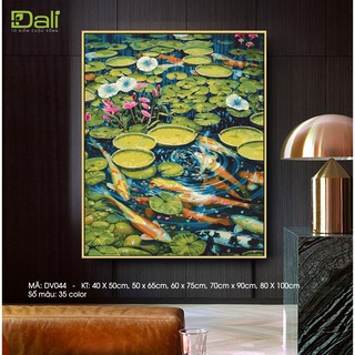 Tranh treo tường tự tô màu số hóa DALI Niên hữu dư DV044