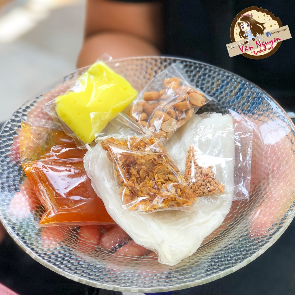 Combo 4Bịch bánh tráng phơi sương chấm sốt me bơ. Bánh tráng phơi sương VÂN NGUYỄN