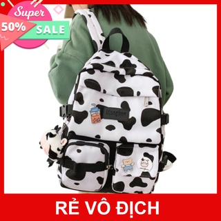 Balo đi học bò sữa kiểu dáng bền đẹp