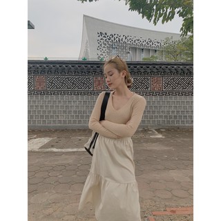 áo len gân cổ V LEN58 1994closet