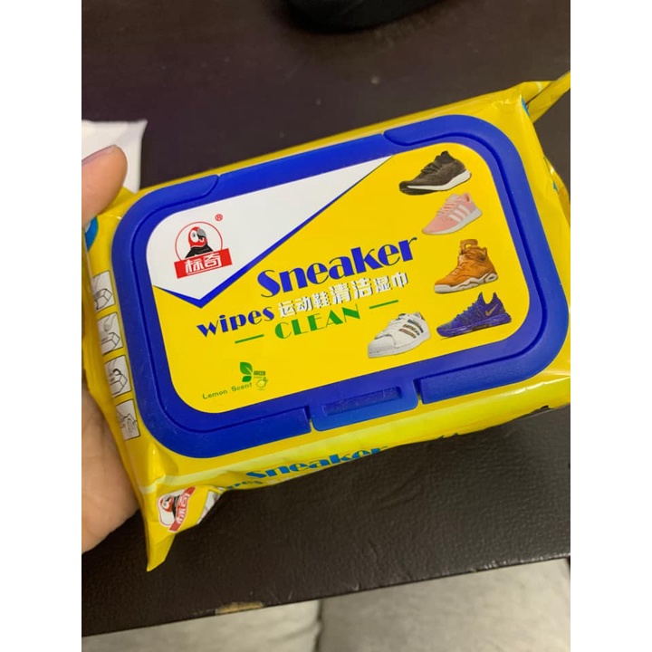 Combo 3 túi Khăn Giấy Lau Giày Siêu Sạch