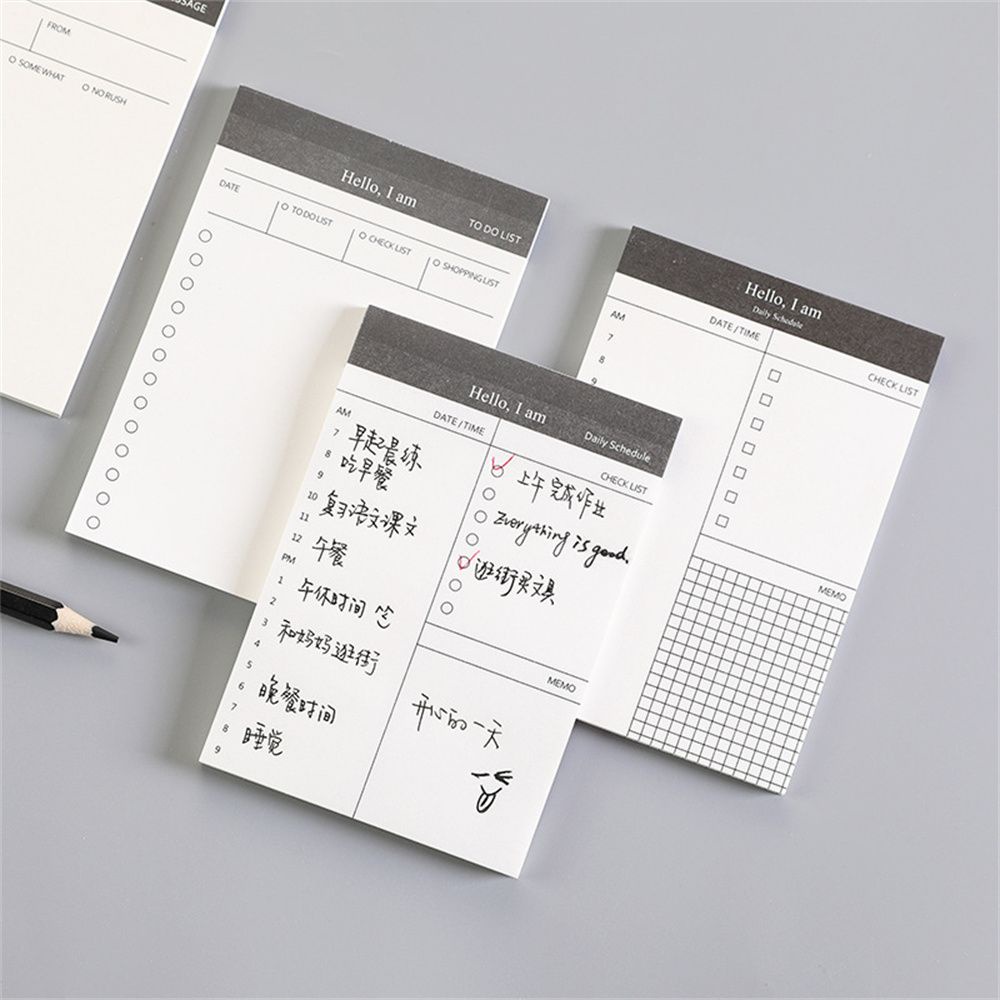 Giấy ghi chú lên kế hoạch hàng ngày tiện dụng