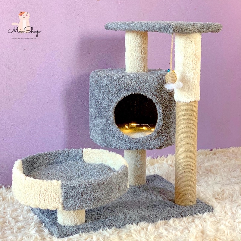 [ CATTREE VIỆT NAM ] Nhà cây 3 tầng cho mèo 😻 FREESHIP 😻 Inbox Shop nếu muốn up size