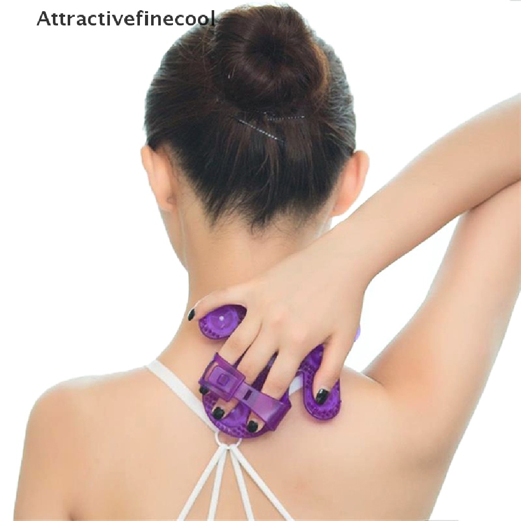 Găng Tay Mát Xa Cơ Thể 9 Con Lăn Kim Loại 360 Độ Tiện Dụng