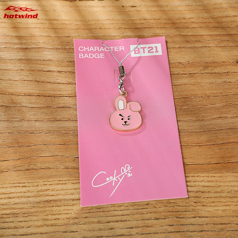 Móc khóa dạng móc khóa in hình hoạt hình cho fan hâm mộ nhóm nhạc BTS