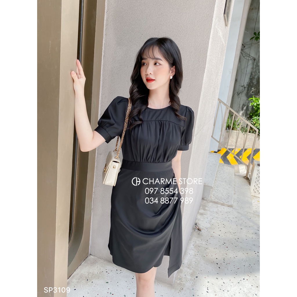 Váy nữ thiết kế vạt lệch cách điệu trẻ trung 3109 | BigBuy360 - bigbuy360.vn