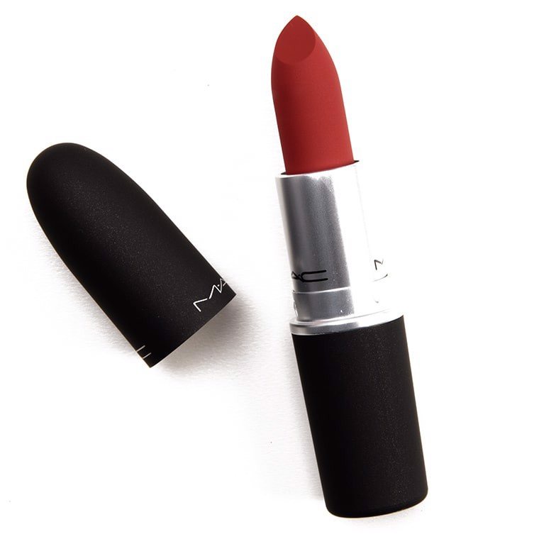 Son Lì MAC Powder Kiss Lipstick - Devoted To Chilli