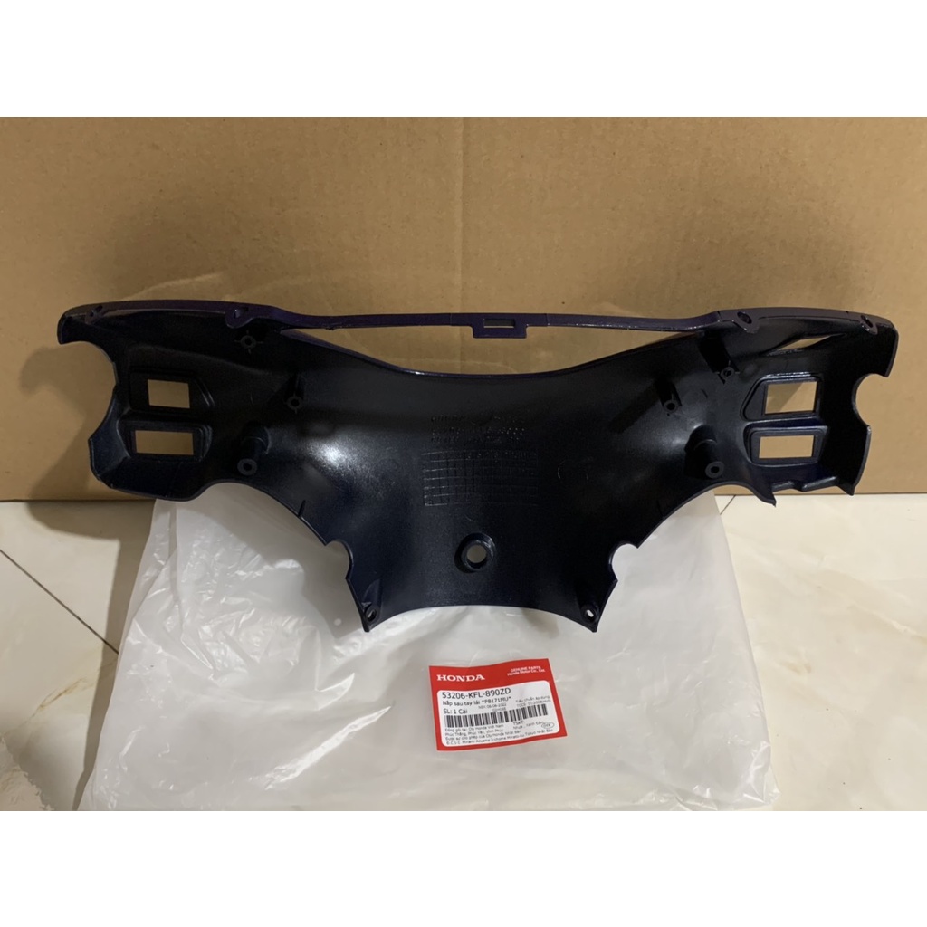 Nắp ốp sau tay lái - gáy HONDA FUTURE 1 màu Xanh tím. 53206KFL890ZD