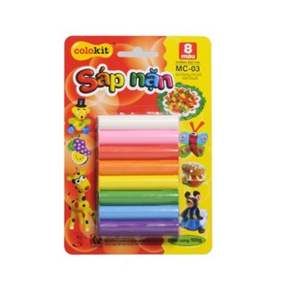 Sáp nặn Colokit 8 - 12 màu MC-C03, MC-C04 [ 1 thanh / 1 màu ], cam kết hàng chính hãng, an toàn và chất lượng