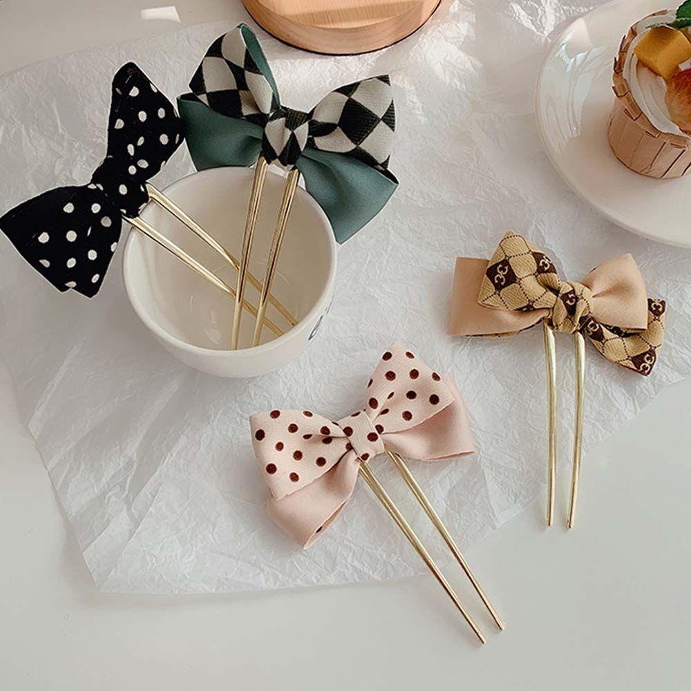 Trâm Cài Tóc Niken Họa Tiết Chấm Bi Dễ Thương Thời Trang Cho Bạn Gái