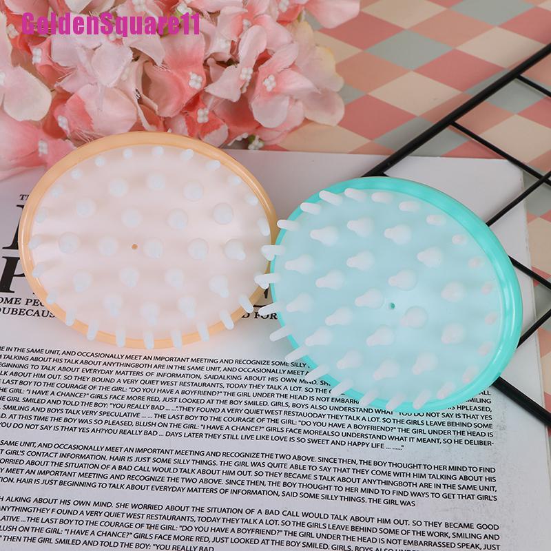 Lược Silicone Cầm Tay Mini Dùng Mát Xa Da Đầu