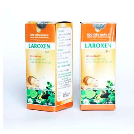 Chính hãng Siro Thảo Dược LAROXEN Học Viện Quân Y Giúp ăn ngon ngủ ngon (100ml)