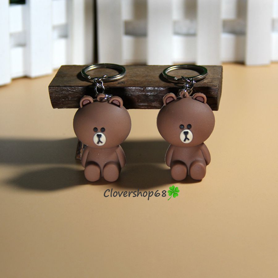 Móc khóa thỏ Cony/ gấu Brown đáng yêu - Móc chìa khóa đôi độc đáo 🍉Duashop🍉