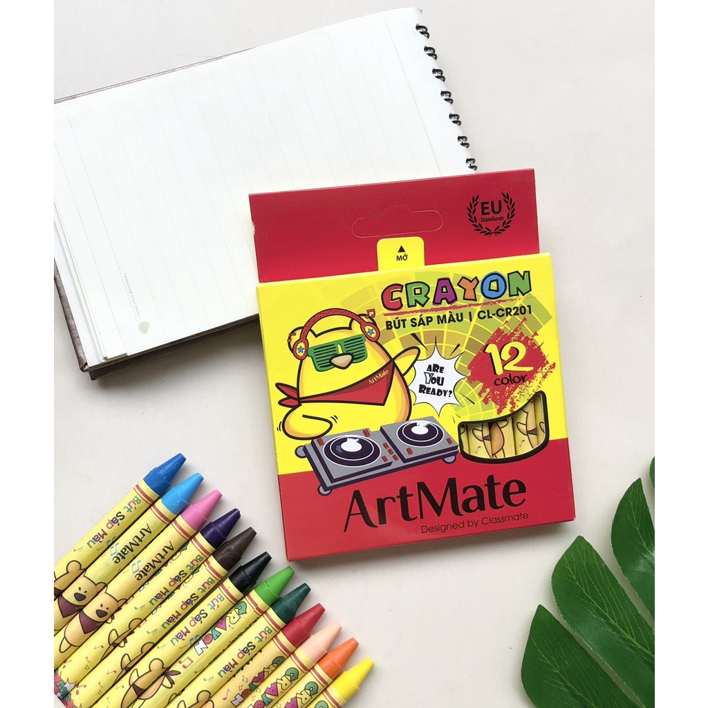 Sáp màu nến Classmate an toàn - 12/18/24 tươi sáng - CR101/CR102/CR103 - CR201/CR202/CR203 - vpp Diệp Lạc