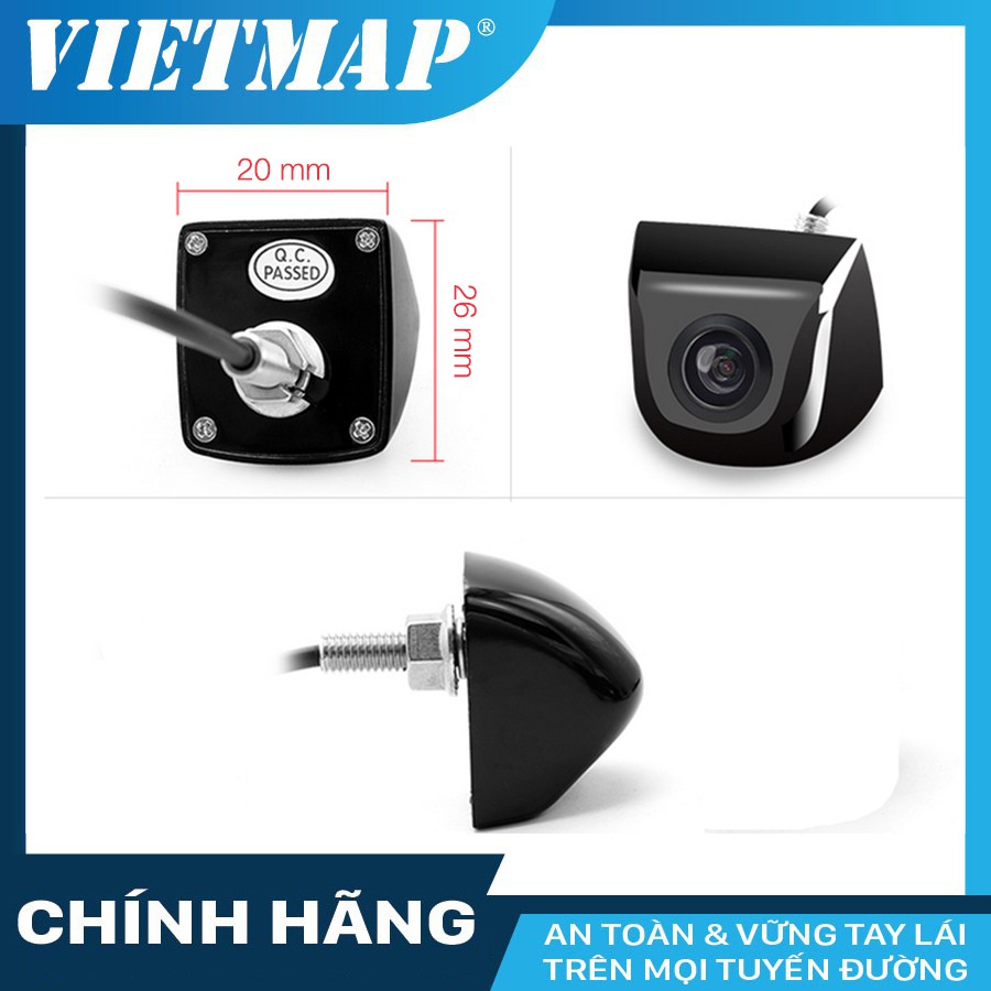 Camera lùi Viet-Map VM3089 Full HD (màu đen)- hàng chính hãng | BigBuy360 - bigbuy360.vn