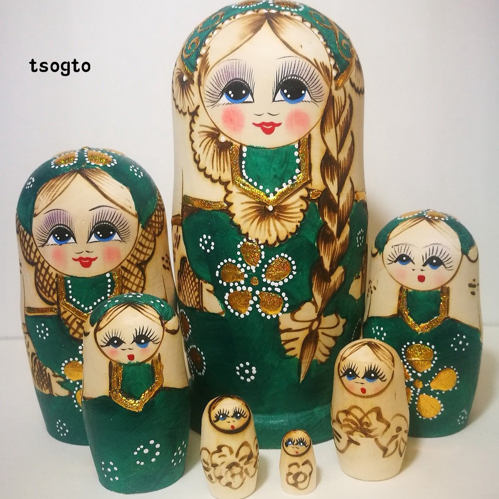 Set 7 Búp Bê Nga Matryoshka Bằng Gỗ