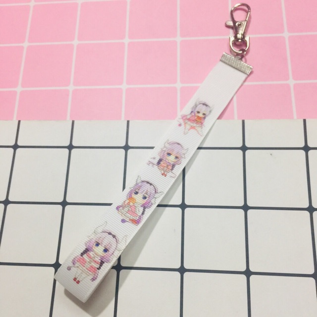 Móc nametag  dây strap maid dragon