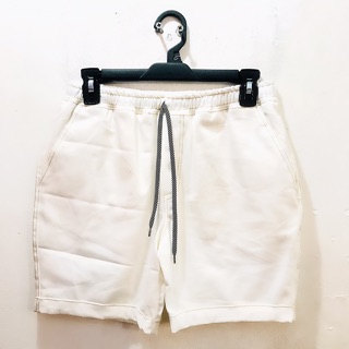 Quần short kaki lưng thun Trắng