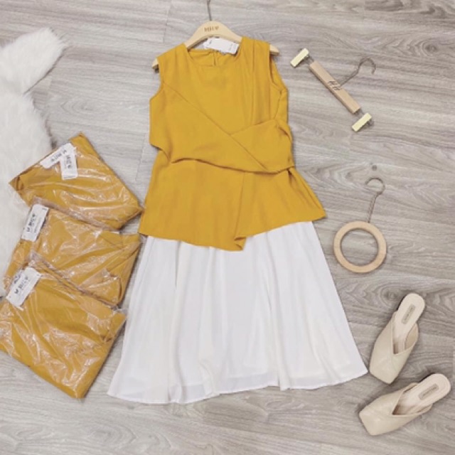 Set Áo-Chân váy vàng!