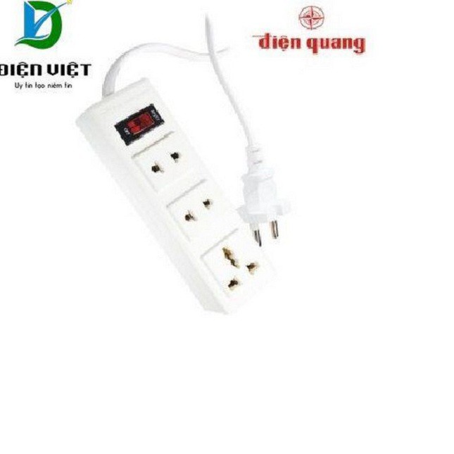 Ổ cắm điện 3 lỗ 2 chấu 2 mét DQ002A