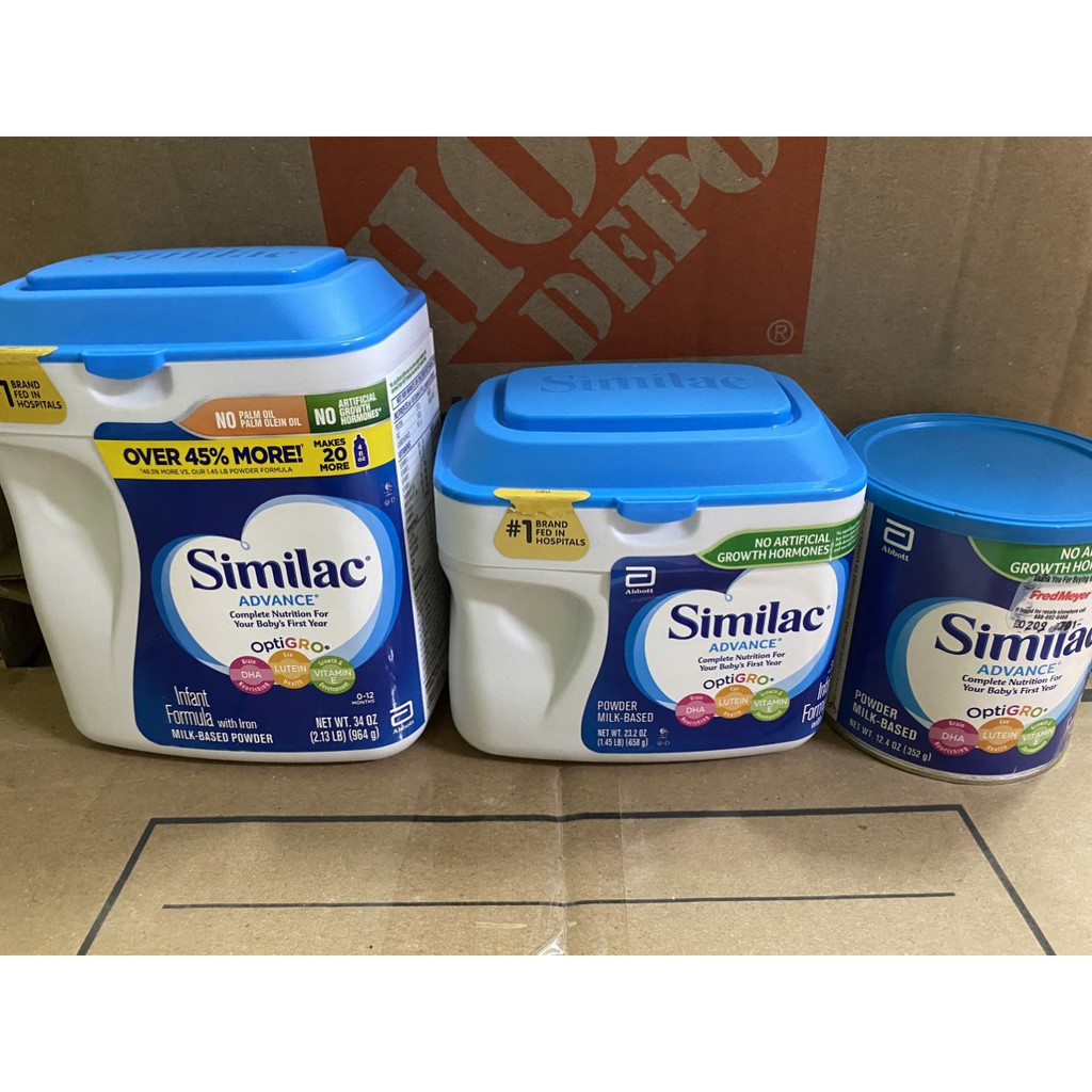 Sữa Bột Similac Advance 658g