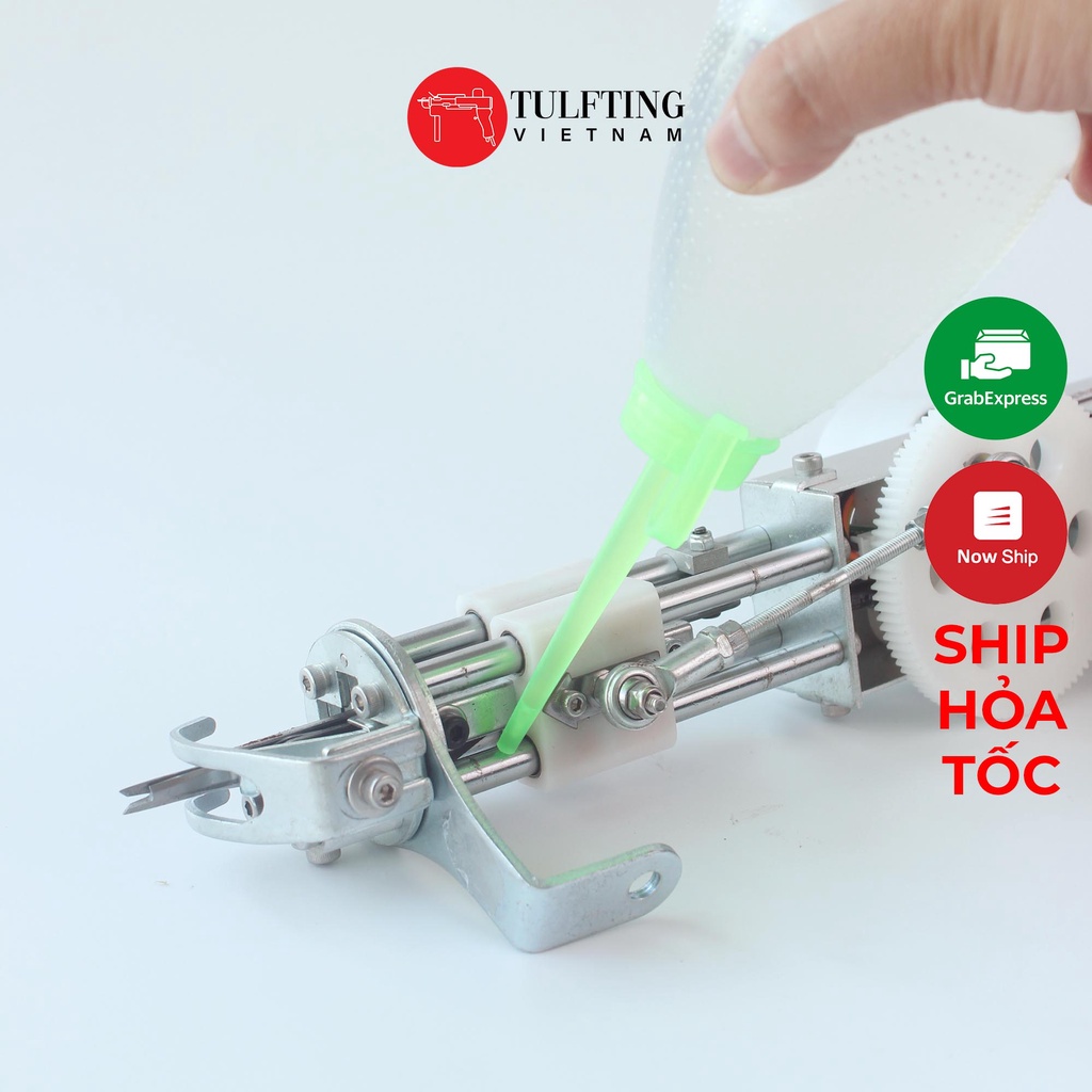 Dầu tra máy tufting thêu xù thêu nổi, tra máy khâu máy may công nghiệp