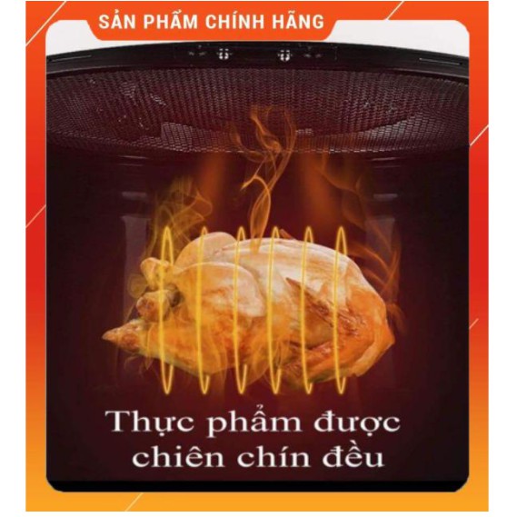 [HÀNG SIÊU TỐT] Nồi chiên không dầu Hongxin 8L siêu khổng lồ, siêu bền, nướng siêu ngon