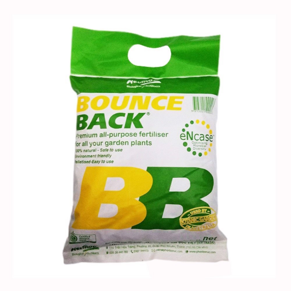 Phân Hữu Cơ Đậm Đặc Bounce Back Úc Tan Chậm 500gr - PBB-001