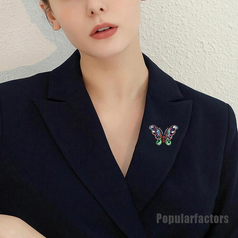 Ghim Cài Áo Hình Bướm Sang Trọng