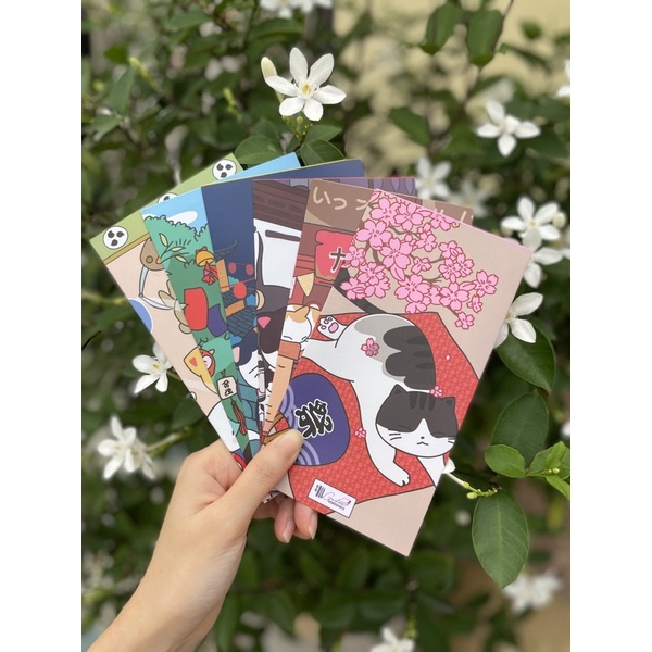 Set 6 bao lì xì Mèo Nhật Bản cute