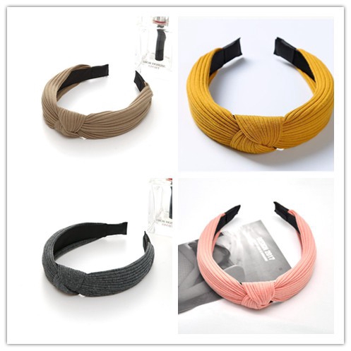 Băng đô vải dệt kim phong cách Hàn Quốc dành cho nữ